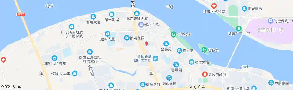 清远新北江小学(凤鸣校区)_公交站地图_清远公交_妙搜公交查询2025