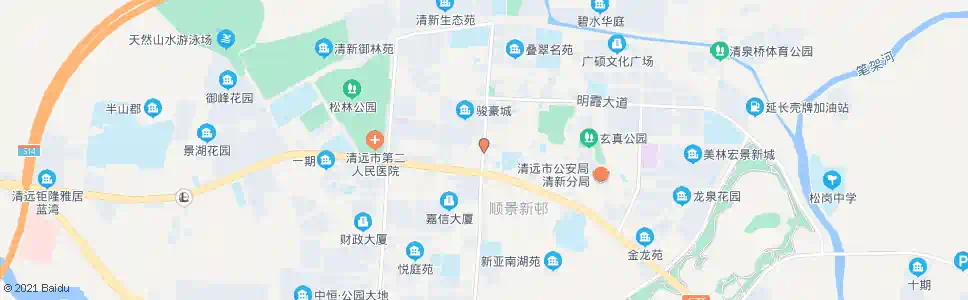 清远黄坑好美家_公交站地图_清远公交_妙搜公交查询2025
