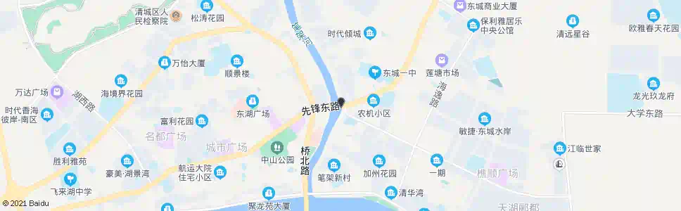 清远先锋桥头_公交站地图_清远公交_妙搜公交查询2025