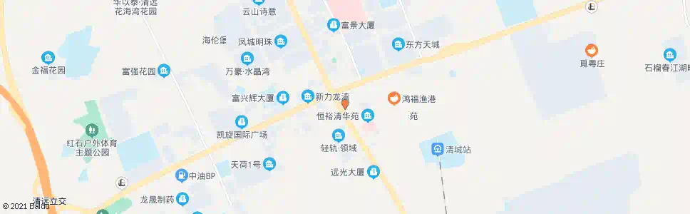 清远风神厂_公交站地图_清远公交_妙搜公交查询2025