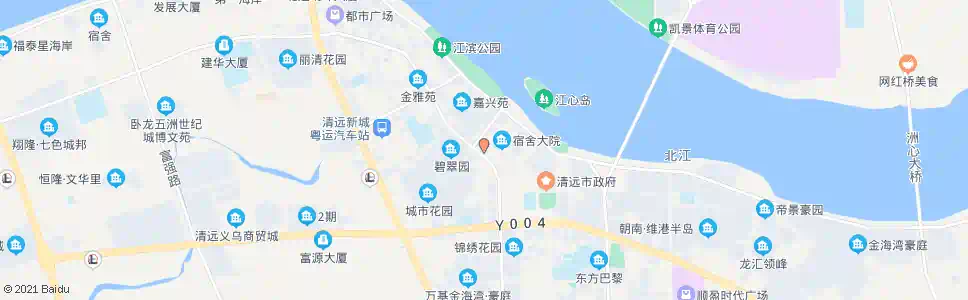 清远市中级法院_公交站地图_清远公交_妙搜公交查询2025