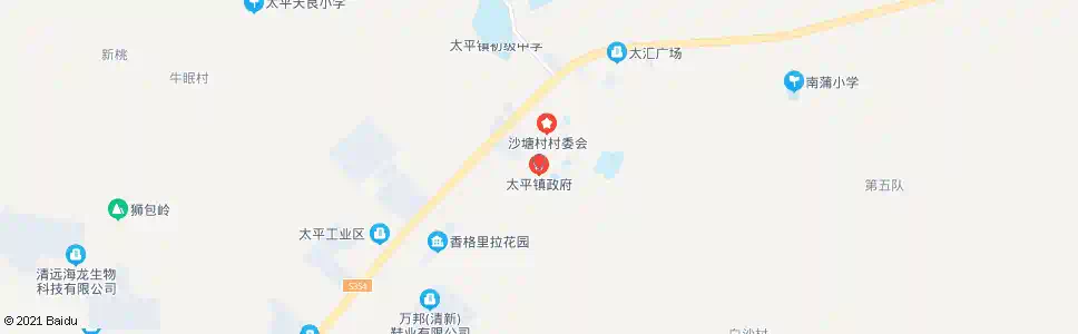 清远太平_公交站地图_清远公交_妙搜公交查询2025