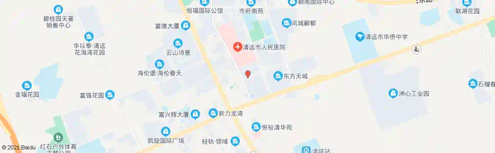 清远弘福花园_公交站地图_清远公交_妙搜公交查询2025