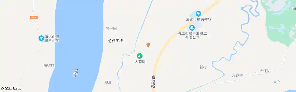 清远大有村委会_公交站地图_清远公交_妙搜公交查询2025