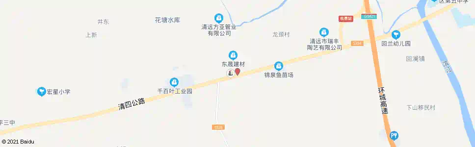 清远底地村委会_公交站地图_清远公交_妙搜公交查询2025