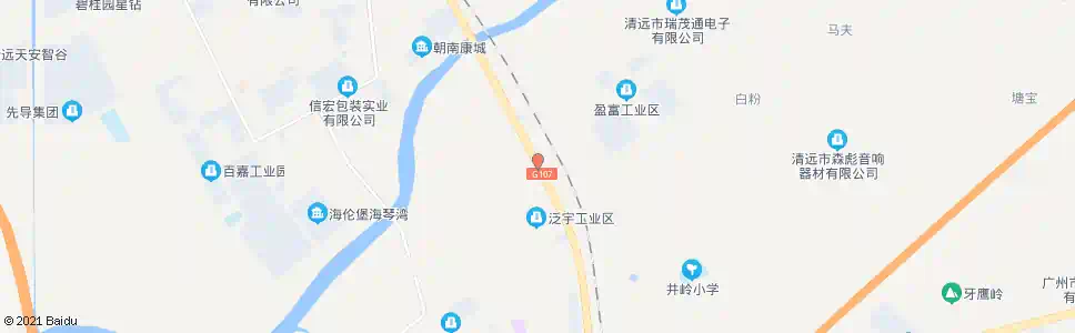 清远半边月_公交站地图_清远公交_妙搜公交查询2025