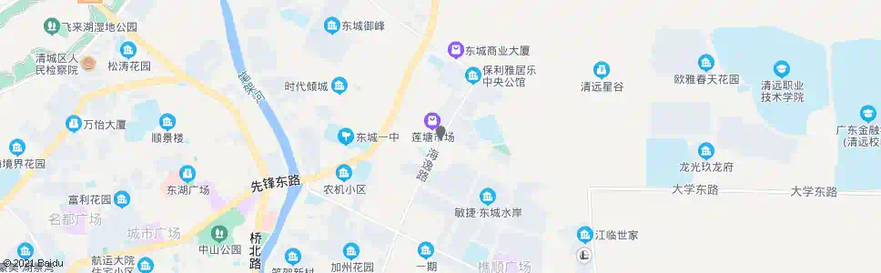 清远海逸路口_公交站地图_清远公交_妙搜公交查询2025