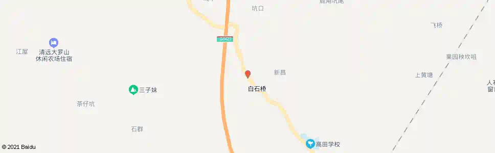 清远白石_公交站地图_清远公交_妙搜公交查询2025