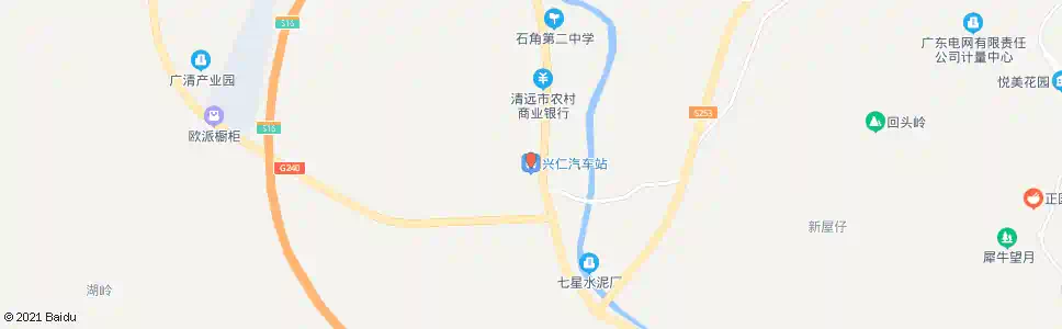 清远兴仁汽车站_公交站地图_清远公交_妙搜公交查询2025