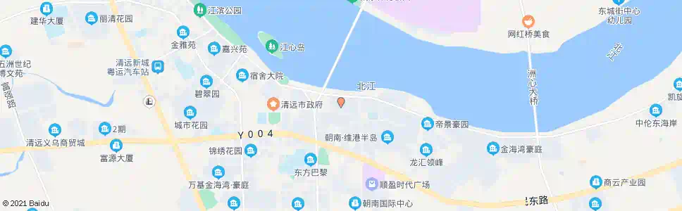 清远清远第一城_公交站地图_清远公交_妙搜公交查询2025