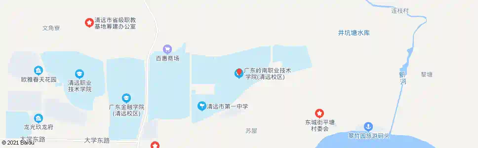 清远大郎学校_公交站地图_清远公交_妙搜公交查询2025