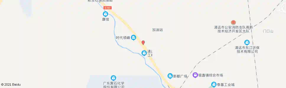 清远明业油漆厂_公交站地图_清远公交_妙搜公交查询2025