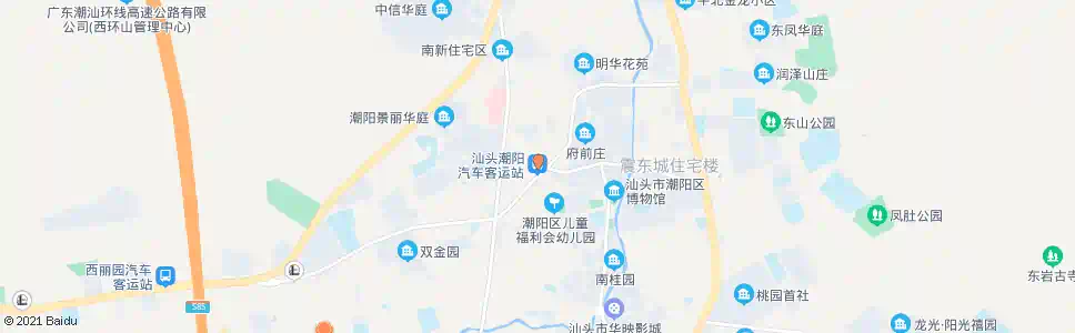 汕头潮阳汽车客运站_公交站地图_汕头公交_妙搜公交查询2025