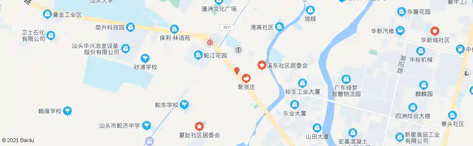 汕头鮀中路口_公交站地图_汕头公交_妙搜公交查询2025