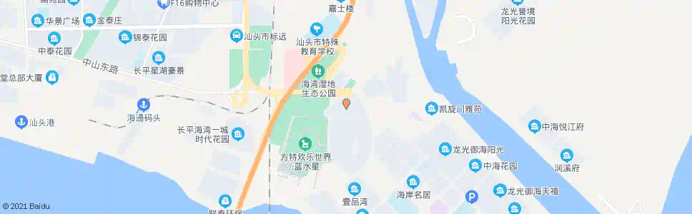 汕头柏嘉半岛_公交站地图_汕头公交_妙搜公交查询2025