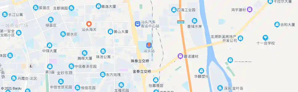 汕头厦深铁路谷饶站_公交站地图_汕头公交_妙搜公交查询2025