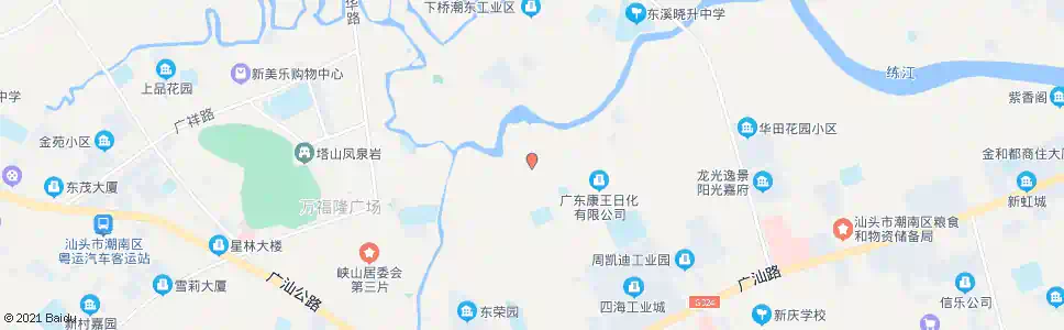汕头洋内村_公交站地图_汕头公交_妙搜公交查询2025