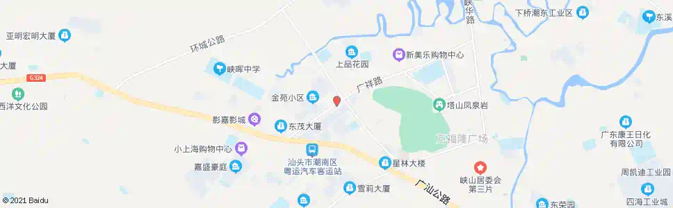 汕头环美路口_公交站地图_汕头公交_妙搜公交查询2025