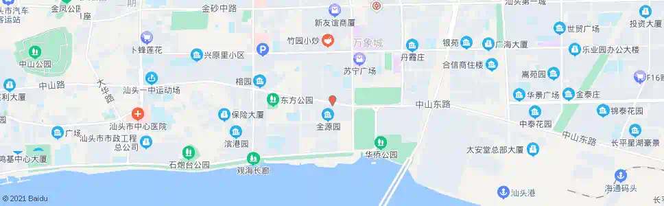 汕头中区大厦_公交站地图_汕头公交_妙搜公交查询2025
