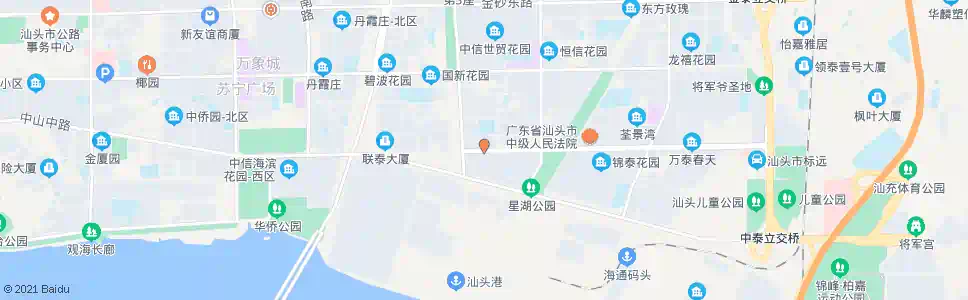 汕头中泰花园_公交站地图_汕头公交_妙搜公交查询2025