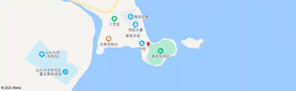 汕头莱芜浴场_公交站地图_汕头公交_妙搜公交查询2025