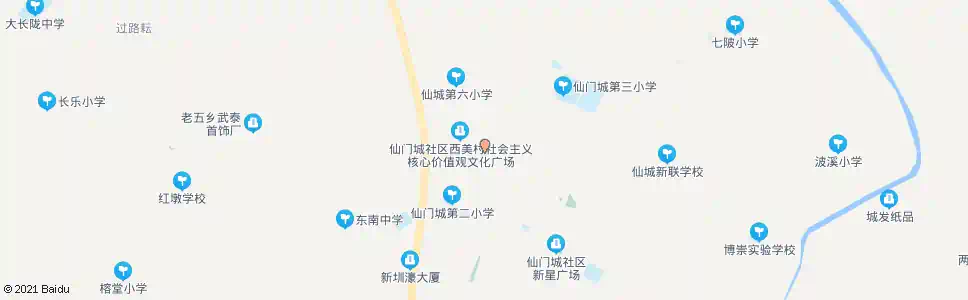 汕头仙城保安队_公交站地图_汕头公交_妙搜公交查询2025