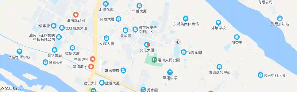 汕头文化大厦_公交站地图_汕头公交_妙搜公交查询2025