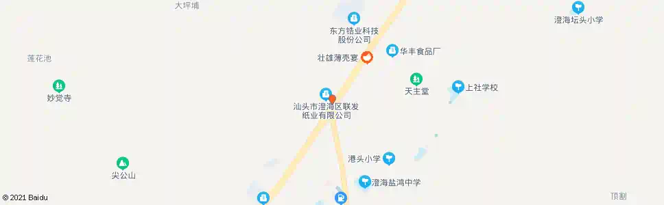 汕头洲达油站_公交站地图_汕头公交_妙搜公交查询2025