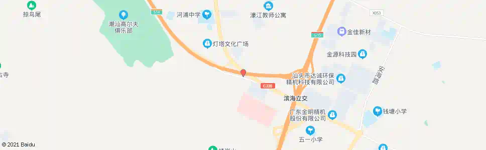 汕头护堤路南_公交站地图_汕头公交_妙搜公交查询2025