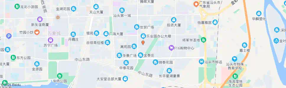 汕头金泰庄西_公交站地图_汕头公交_妙搜公交查询2025