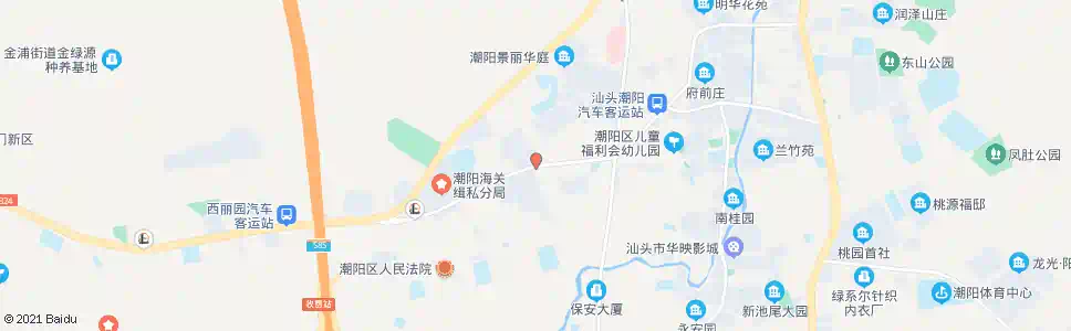 汕头潮阳交警大队_公交站地图_汕头公交_妙搜公交查询2025
