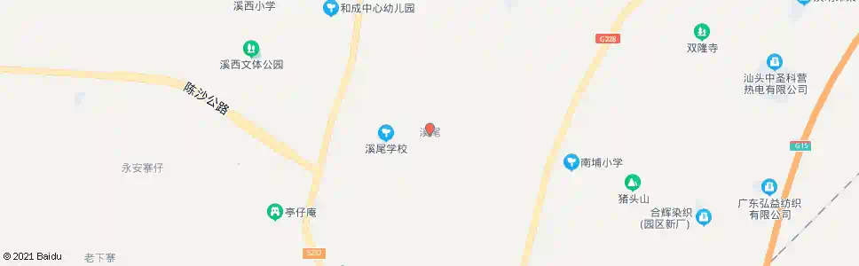 汕头溪尾路口_公交站地图_汕头公交_妙搜公交查询2025