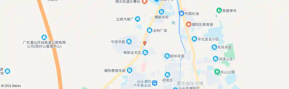 汕头棉新大道_公交站地图_汕头公交_妙搜公交查询2025