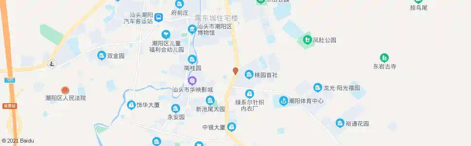 汕头桃园_公交站地图_汕头公交_妙搜公交查询2025