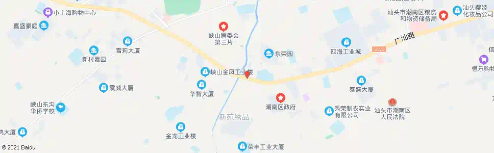 汕头峡山派出所_公交站地图_汕头公交_妙搜公交查询2025