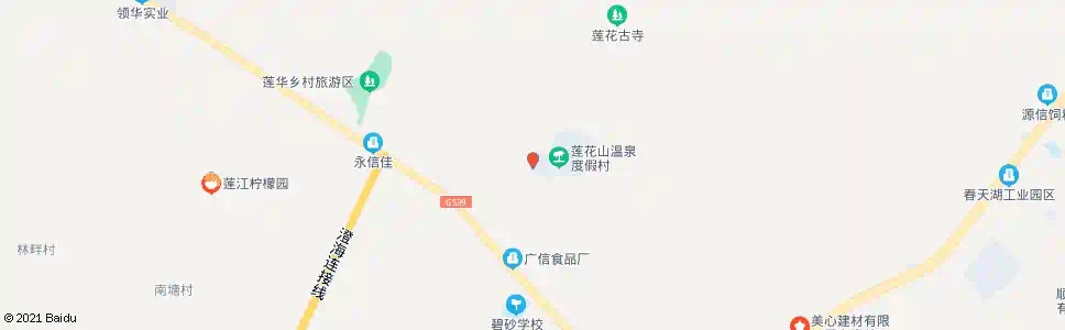 汕头莲花山温泉度假村_公交站地图_汕头公交_妙搜公交查询2025