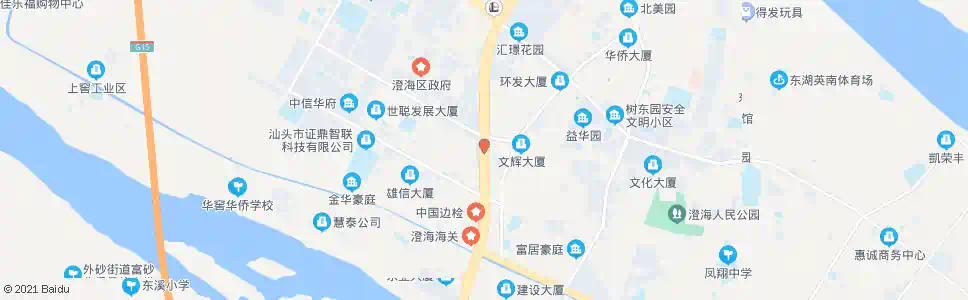 汕头文冠路口_公交站地图_汕头公交_妙搜公交查询2025