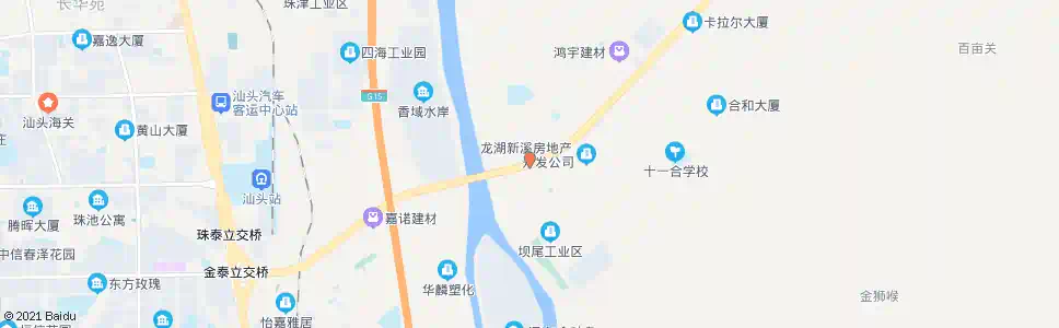 汕头坝尾_公交站地图_汕头公交_妙搜公交查询2025