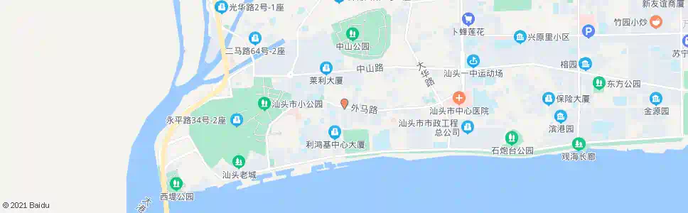 汕头外马邮电局_公交站地图_汕头公交_妙搜公交查询2025