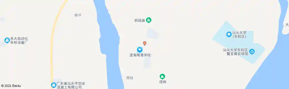 汕头南港_公交站地图_汕头公交_妙搜公交查询2025