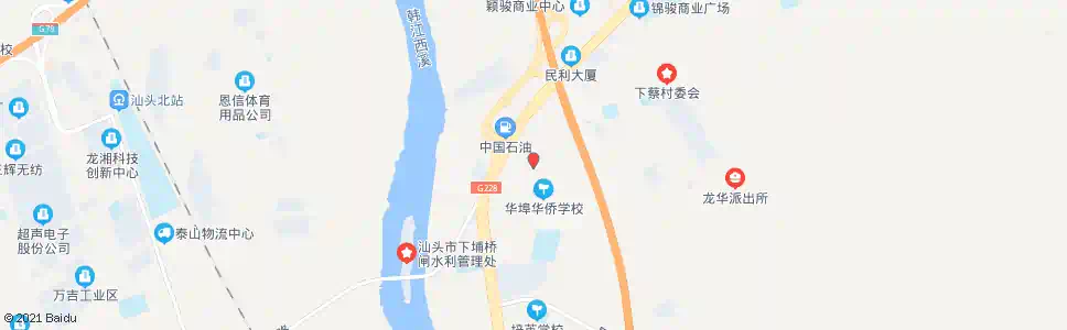 汕头华老_公交站地图_汕头公交_妙搜公交查询2025