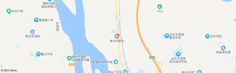 汕头渡头_公交站地图_汕头公交_妙搜公交查询2025