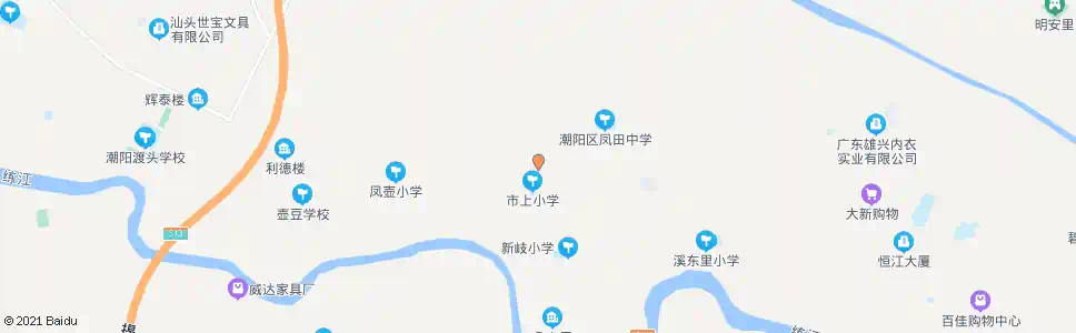 汕头凤田_公交站地图_汕头公交_妙搜公交查询2025