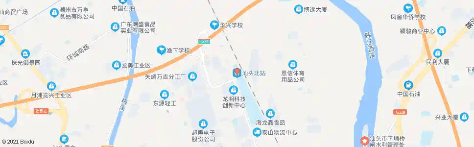 汕头平北_公交站地图_汕头公交_妙搜公交查询2025