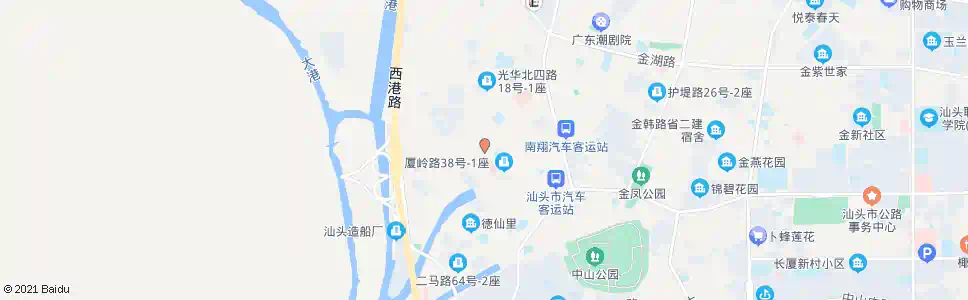 汕头光华茶叶市场_公交站地图_汕头公交_妙搜公交查询2025