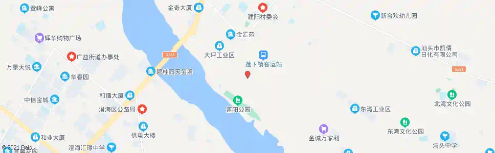 汕头莲东路南_公交站地图_汕头公交_妙搜公交查询2025