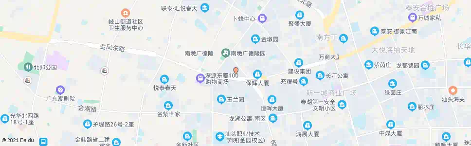 汕头海棠园_公交站地图_汕头公交_妙搜公交查询2025
