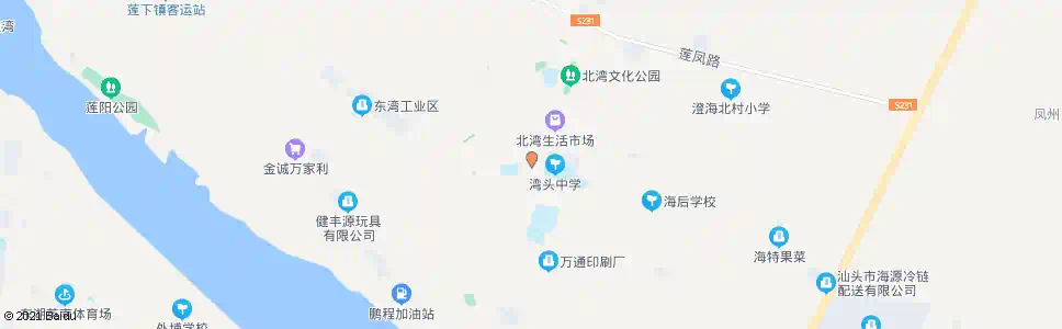 汕头东湾路口_公交站地图_汕头公交_妙搜公交查询2025