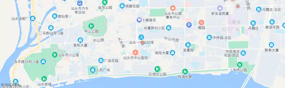 汕头汕头一中_公交站地图_汕头公交_妙搜公交查询2025