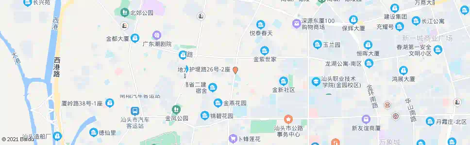 汕头金砂侨社_公交站地图_汕头公交_妙搜公交查询2025